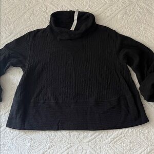 lululemon athletica Black Cowl Neck Sweater